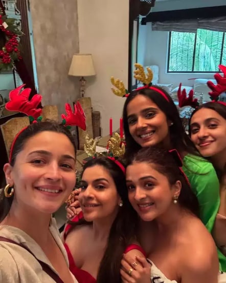 Ranbir Raha Deepika And Varun Dhawan Celebrate First Christmas With Kids
