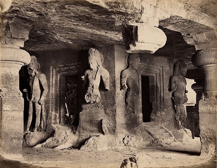 These Caves are said to have been built in the eighth century, they were damaged by the Portuguese and restored by the British.