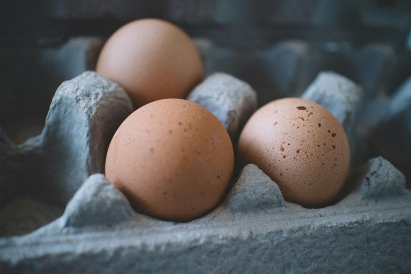 How many eggs per day in winter