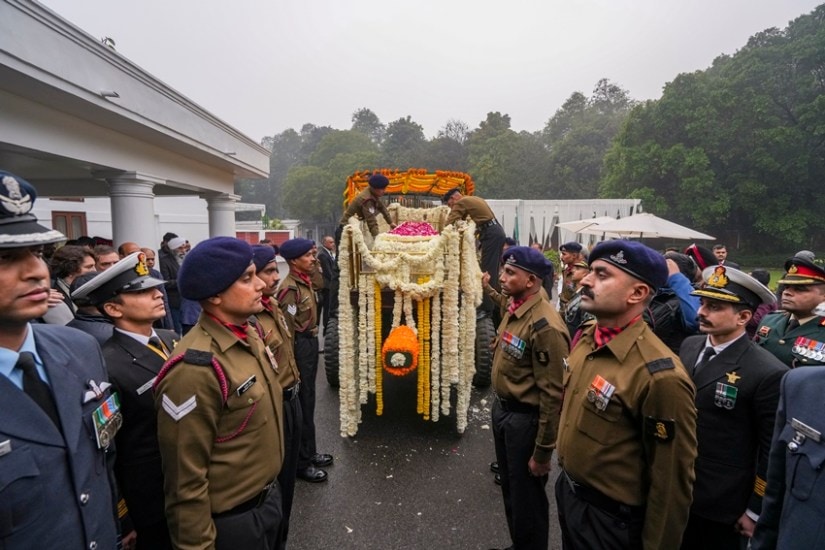 Manmohan Singh Last Rites