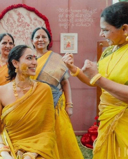 Shobhita Dhulipala Haldi ceremony