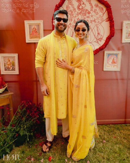 Shobhita Dhulipala Haldi ceremony