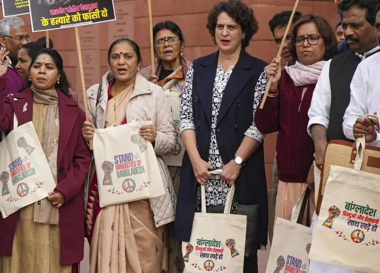 Priyanka Gandhi carries Bangladesh bag