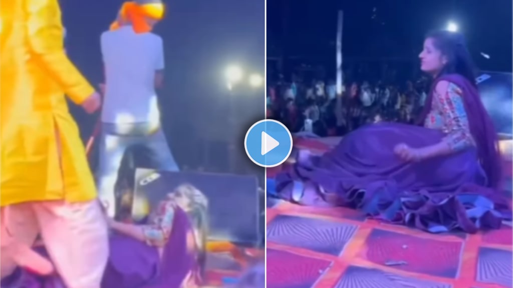 Man beaten Young woman on stage who was performing shocking video viral on social media