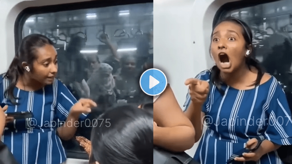 Mumbai ac local women fight over seat viral video on social media