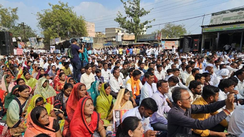 Protest demanding arrest and action against the accused in the Somnath Suryavanshi murder case in Parbhani