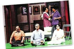 Loksatta natyrang  Personality Suryacha Pille Three act play Directed