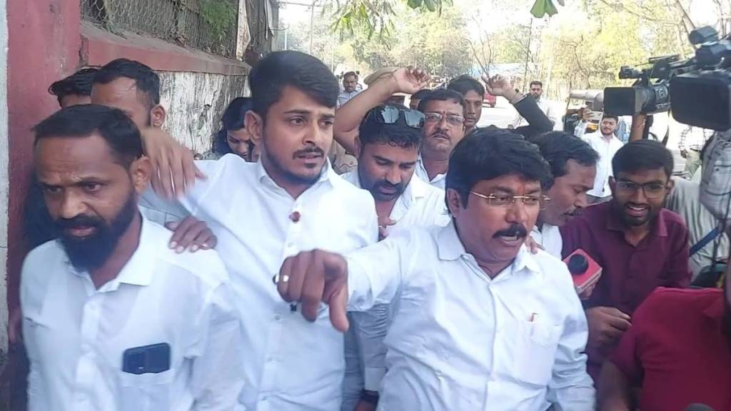 Beed Sarpanch Murder Case Valmik Karad Surrenders at CID Headquarters in Pune