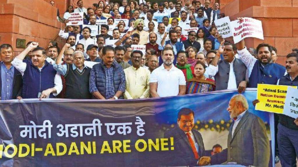 Opposition stalls parliament over Adani issue