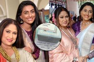 reshma shinde send special gift to harshada khanvilkar