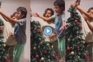 genelia and riteish deshmukh christmas preparation with their kids