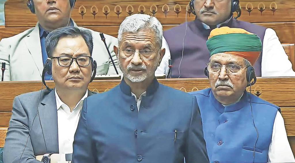 s Jaishankar statement on India China relation in lok sabha