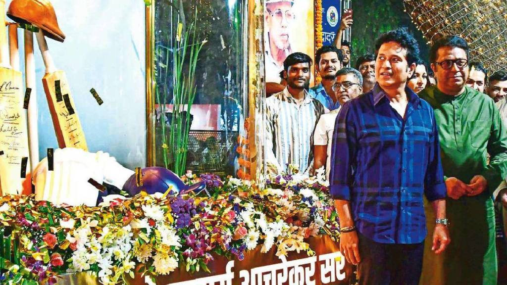 sachin tendulkar inaugurates ramakant achrekar memorial