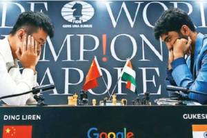 Gukesh and Ding tied in world chess title