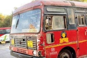 State Transport Corporation ST scrap buses run in Gondia