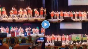 students performance on Gadi Wala Aaya Ghar Se Kachra Nikal song