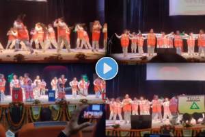 students performance on Gadi Wala Aaya Ghar Se Kachra Nikal song