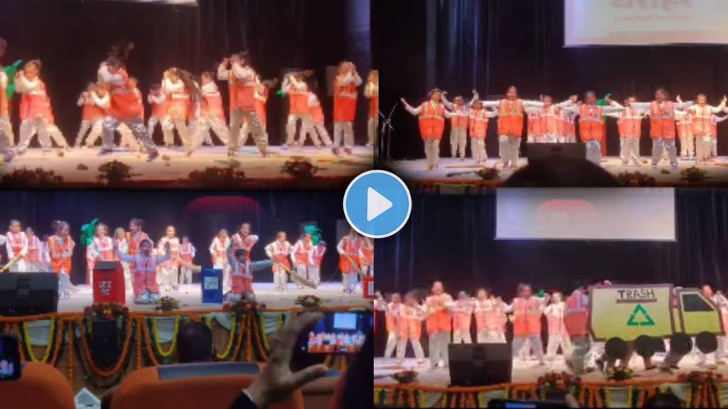 students performance on Gadi Wala Aaya Ghar Se Kachra Nikal song