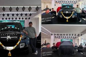 Swapnil Joshi New Car First Look defender car