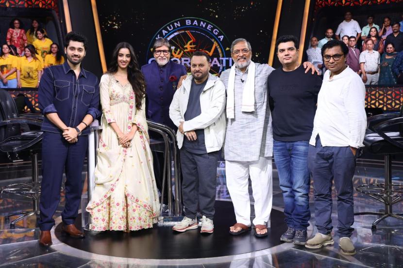 vanvaas team with amitabh bachchan KBC