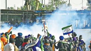 police fired tear gas at shambhu border to stop march of protesting farmers