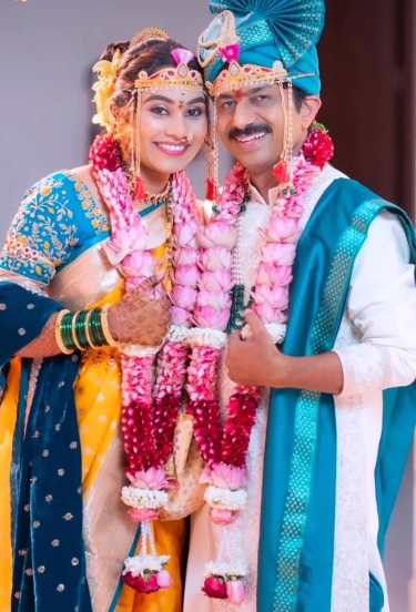 lakshmichya pavalani fame actor prashant nigade and virisha naik wedding