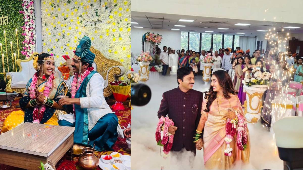 lakshmichya pavalani fame actor prashant nigade and virisha naik wedding