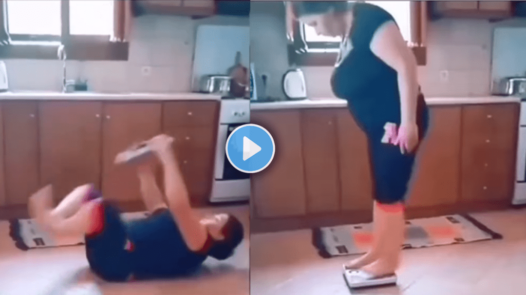 weight loss tips woman jugad for weight loss viral video on social media