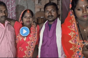 Woman married with two men now she live with two husbands in up viral video on social media