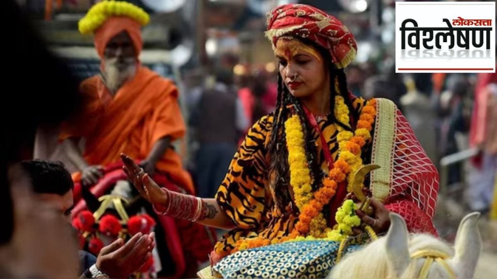 13 yr old sadhvi in mahakumbh