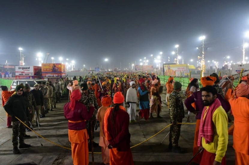 Maha Kumbh Mela stampede photos