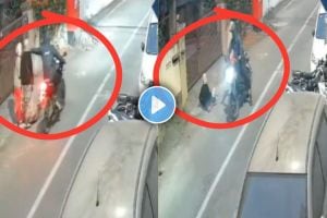 pune video Chain Snatcher Drags Elderly Woman Steals Mangalsutra