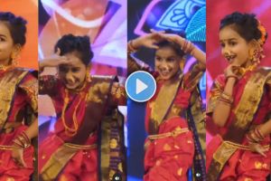 a child girl amazing lavani dance