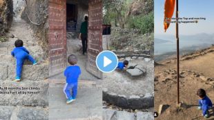 1.5-Year-Old's child Climb Up Tikona Fort!