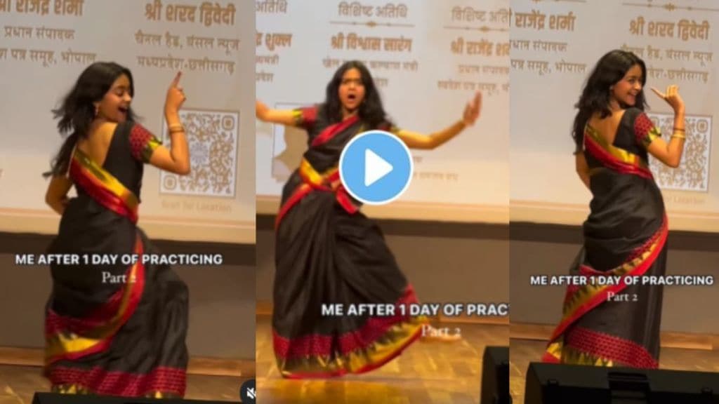 a young girl amazing dance on a stage Her face expression