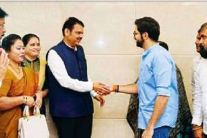 Aditya Thackeray meets Devendra Fadnavis for the third time in a month Mumbai news