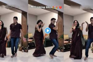 Marathi actress aishwarya narkar and avinash narkar welcoming 2025 share dance video