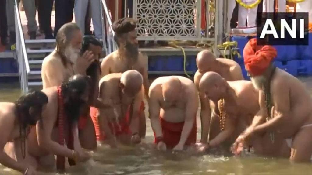 Amit Shah maha kumbh ANI