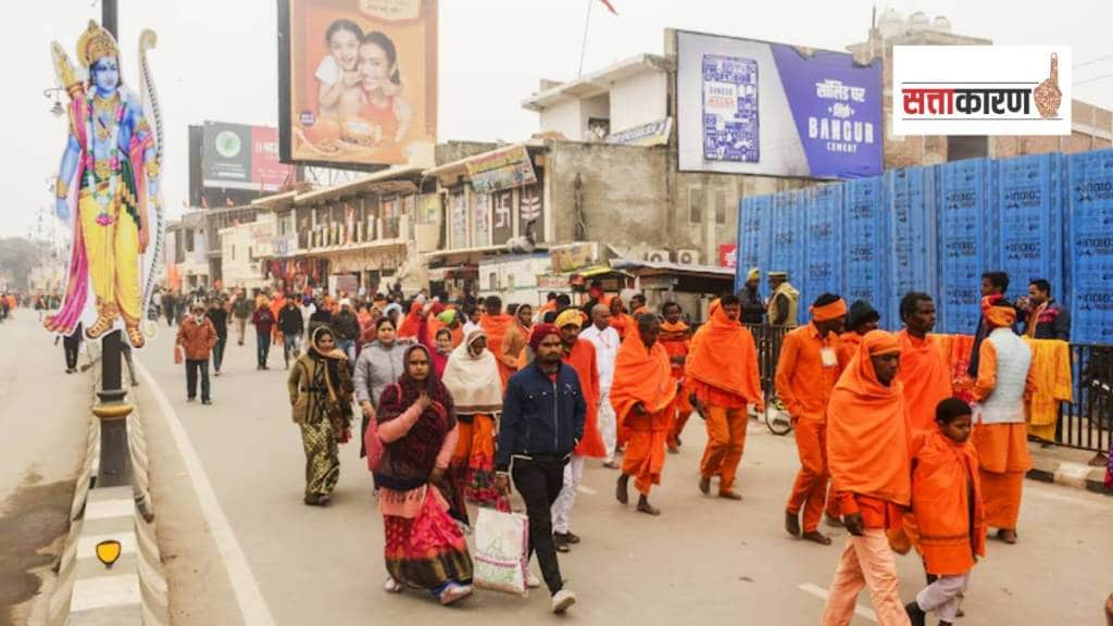 राम मंदिराच्या उभारणीनंतर अयोध्येतल्या लोकांचं आयुष्य कसं बदललं? (फोटो सौजन्य पीटीआय)