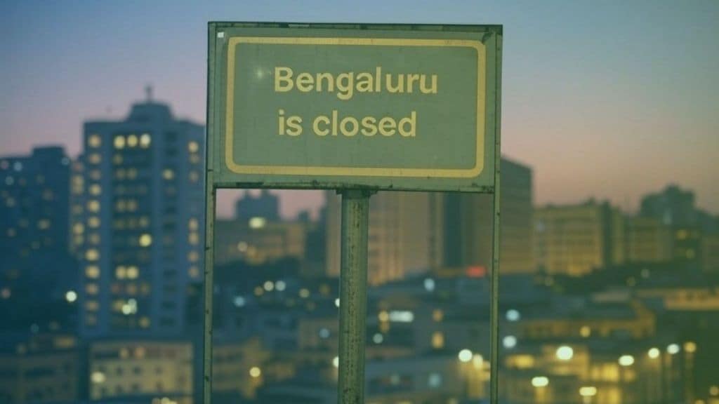 A viral Kannada post about Bengaluru being closed to outsiders sparks intense online debate.