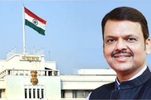 Image Of Devendra Fadnavis.