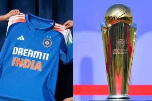 Champions Trophy 2025 No Pakistan Name on Team India CT Jersey PCB Official Slam BCCI