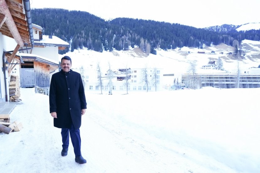 Devendra Fadnavis Switzerland Davos 2025