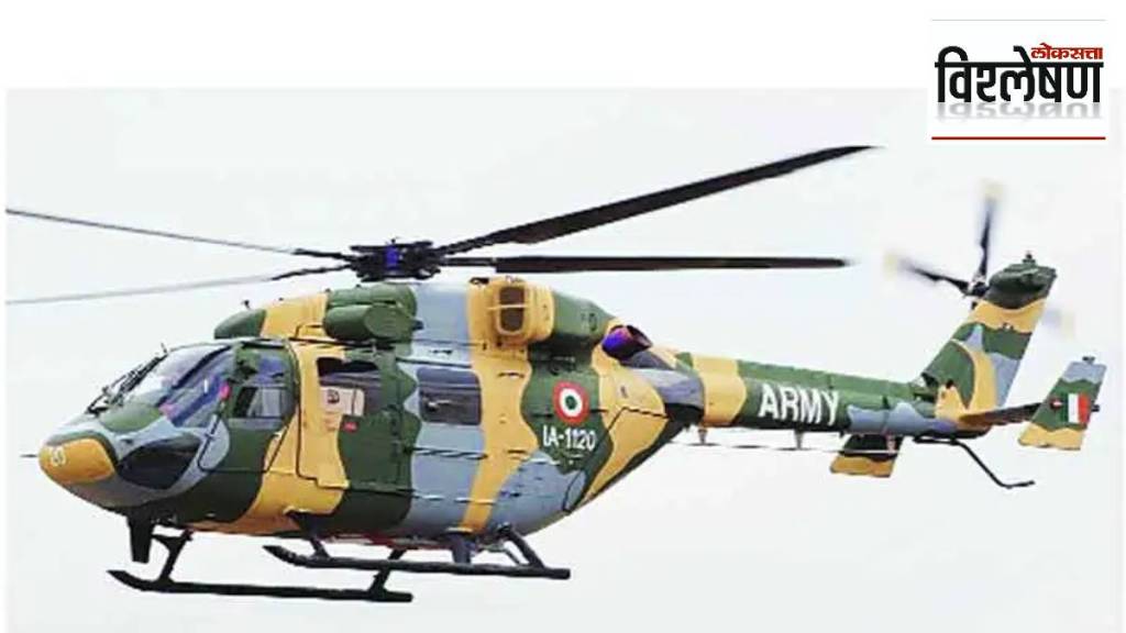 Why are indigenously made Dhruva helicopters frequently involved in accidents