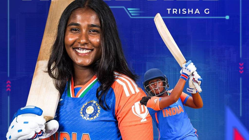 India's Gongadi Trisha Historic Century first ever century in the History of U19 Women's T20 World Cup