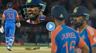 Hardik Pandya Throws Bat Curses Himself After His Wicket in IND vs ENG 3rd T20I Video Viral