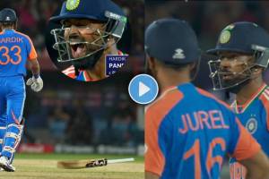 Hardik Pandya Throws Bat Curses Himself After His Wicket in IND vs ENG 3rd T20I Video Viral