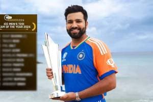 ICC Announces T20 Team of The Year 2024 Indias Rohit Sharma Named Captain of Squad