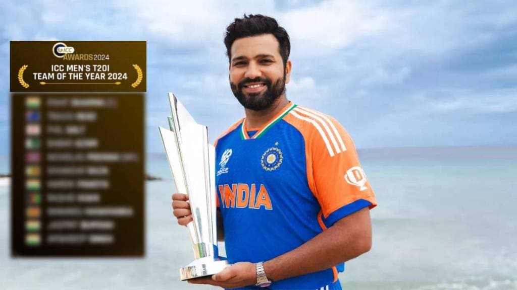 ICC Announces T20 Team of The Year 2024 Indias Rohit Sharma Named Captain of Squad