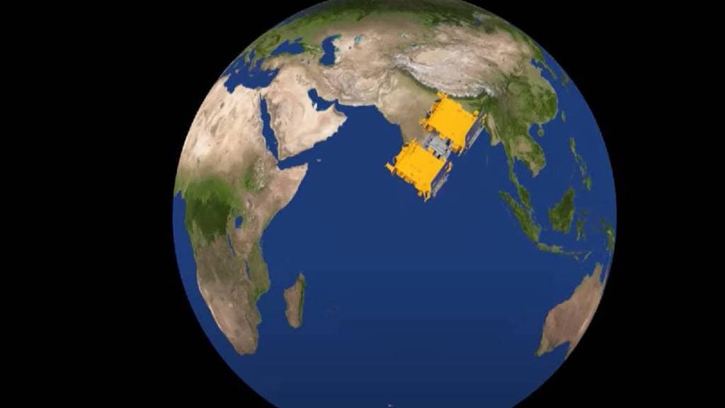 ISRO docked SpaDeX satellites space